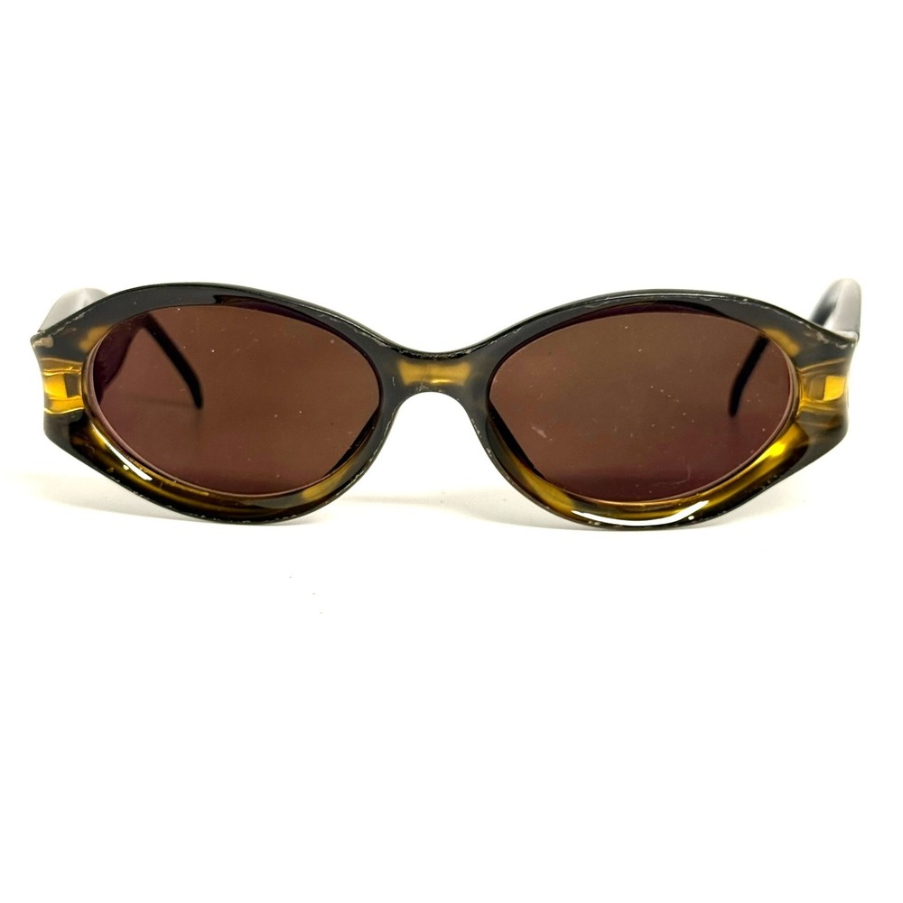 Christian Dior Gaelle 23G Sunglasses Oval Brown Amber Made in Austria Vintage